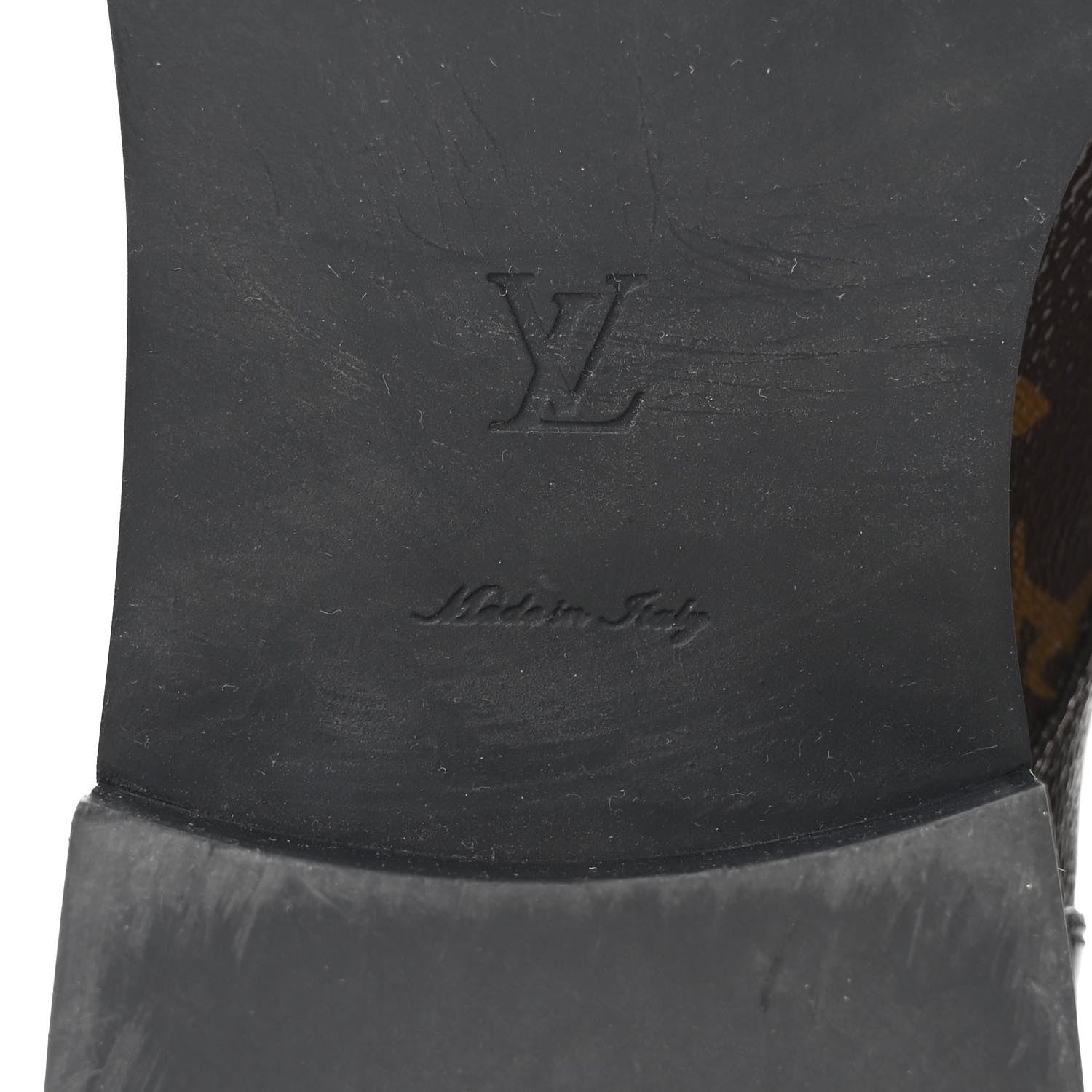 Louis Vuitton Calfskin Monogram Wonderland Flat Ranger Boots 39 Black 7 of 11