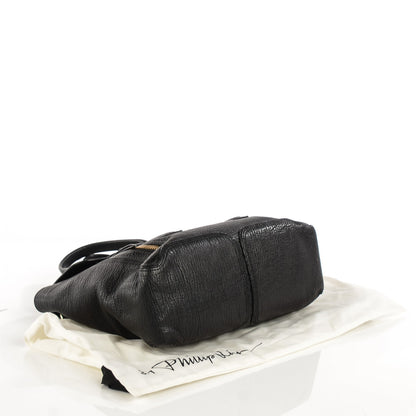 3.1 Phillip Lim 3.1 Textured Calfskin Medium Pashli Satchel Black 8 of 13
