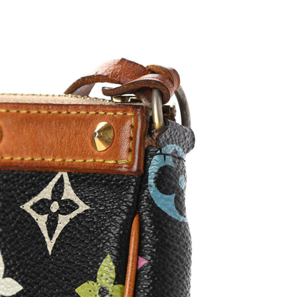 Louis Vuitton Monogram Multicolor Pochette Accessories Black 15 of 18