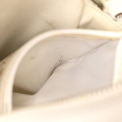 Chanel Lambskin Quilted Round Tassel Crossbody Bag White 15 of 22
