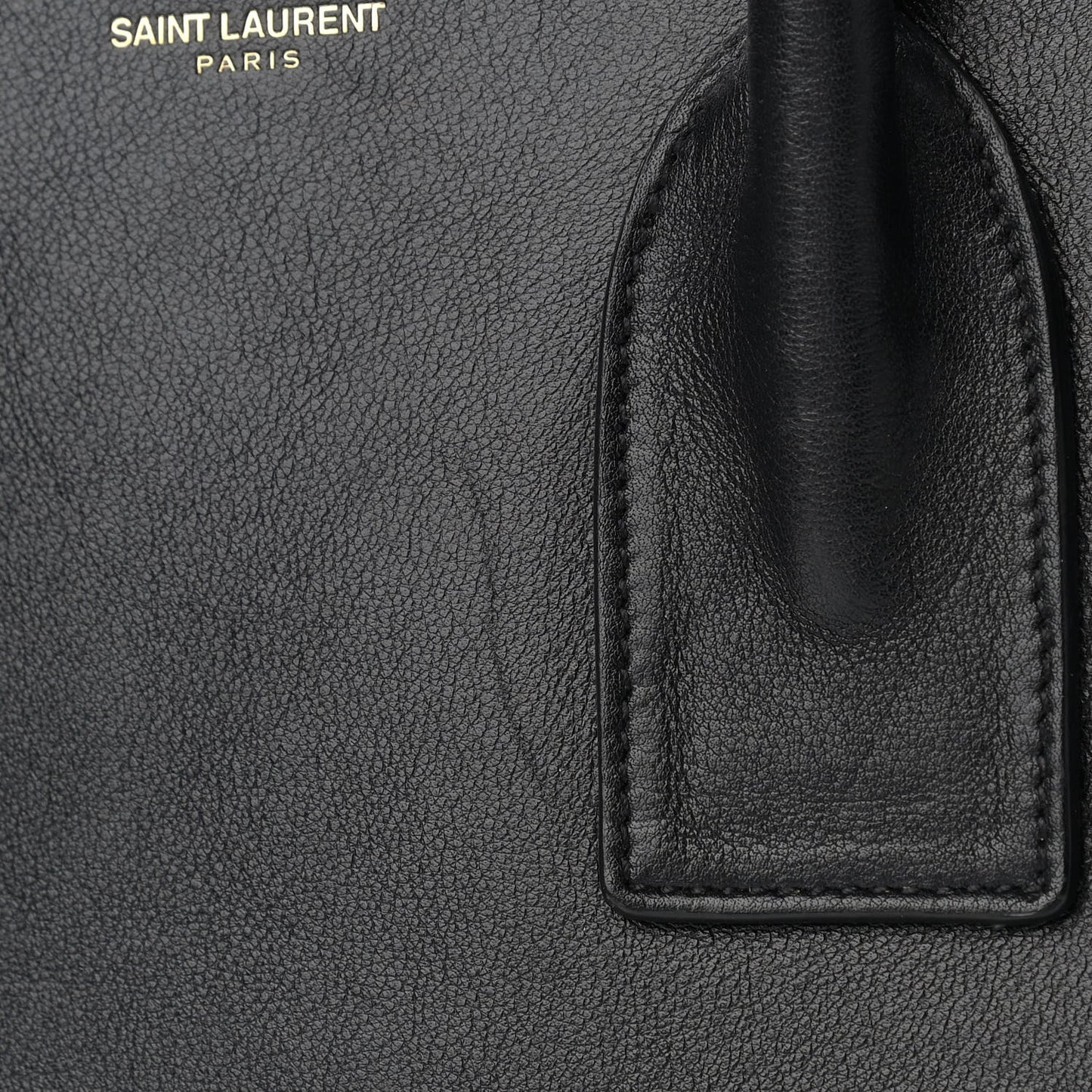 Calfskin Small Sac De Jour Black