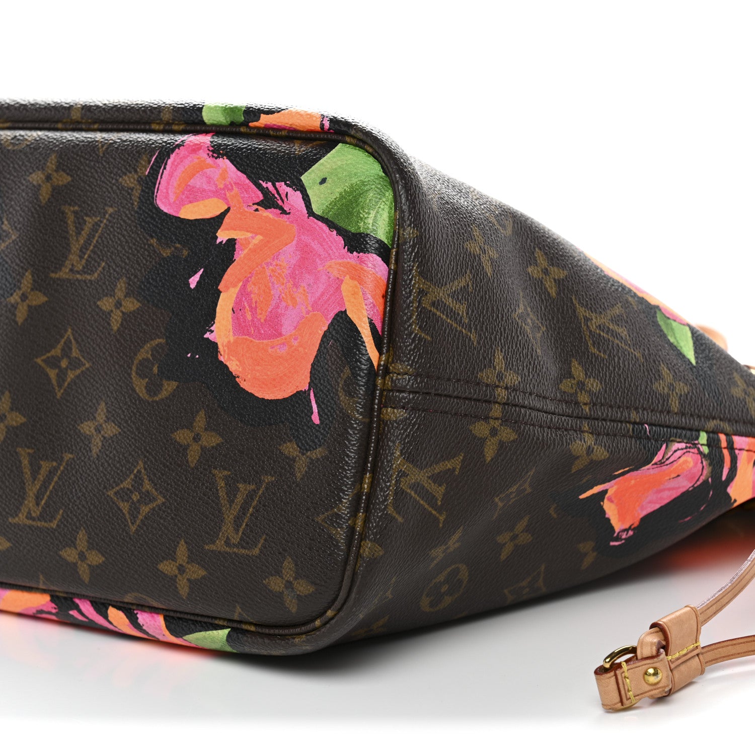 Louis Vuitton Monogram Roses Neverfull MM 10 of 13