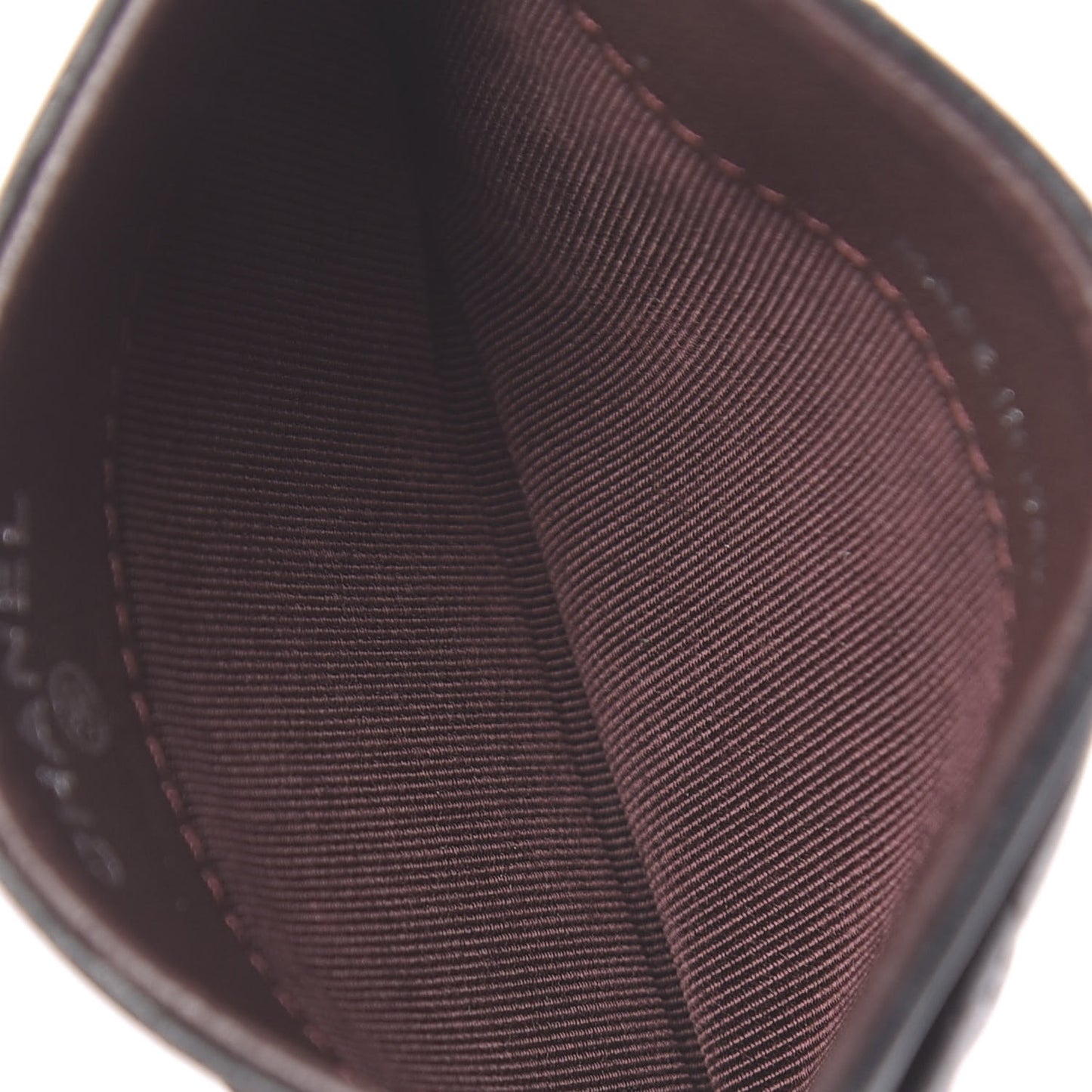 Lambskin Quilted Card Holder Black