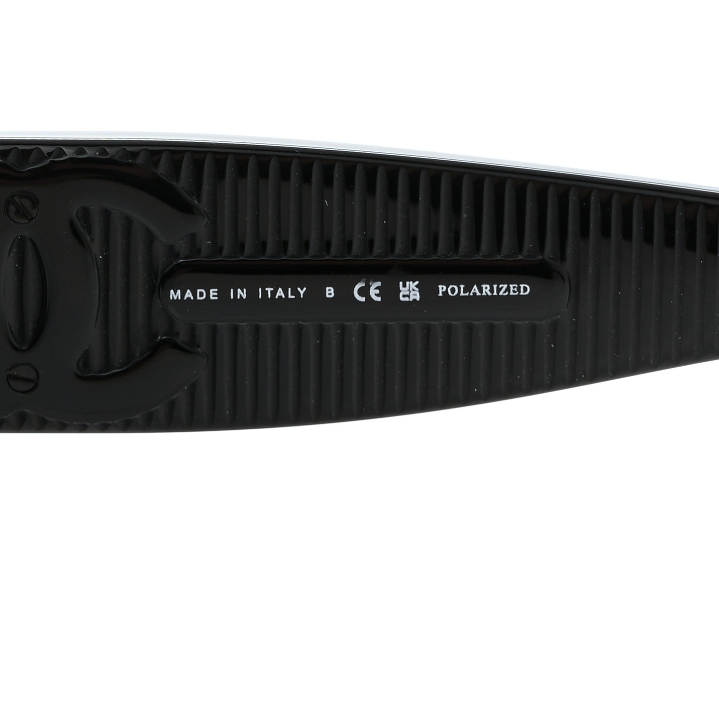 Acetate Polarized Rectangle Sunglasses 5493-A Black