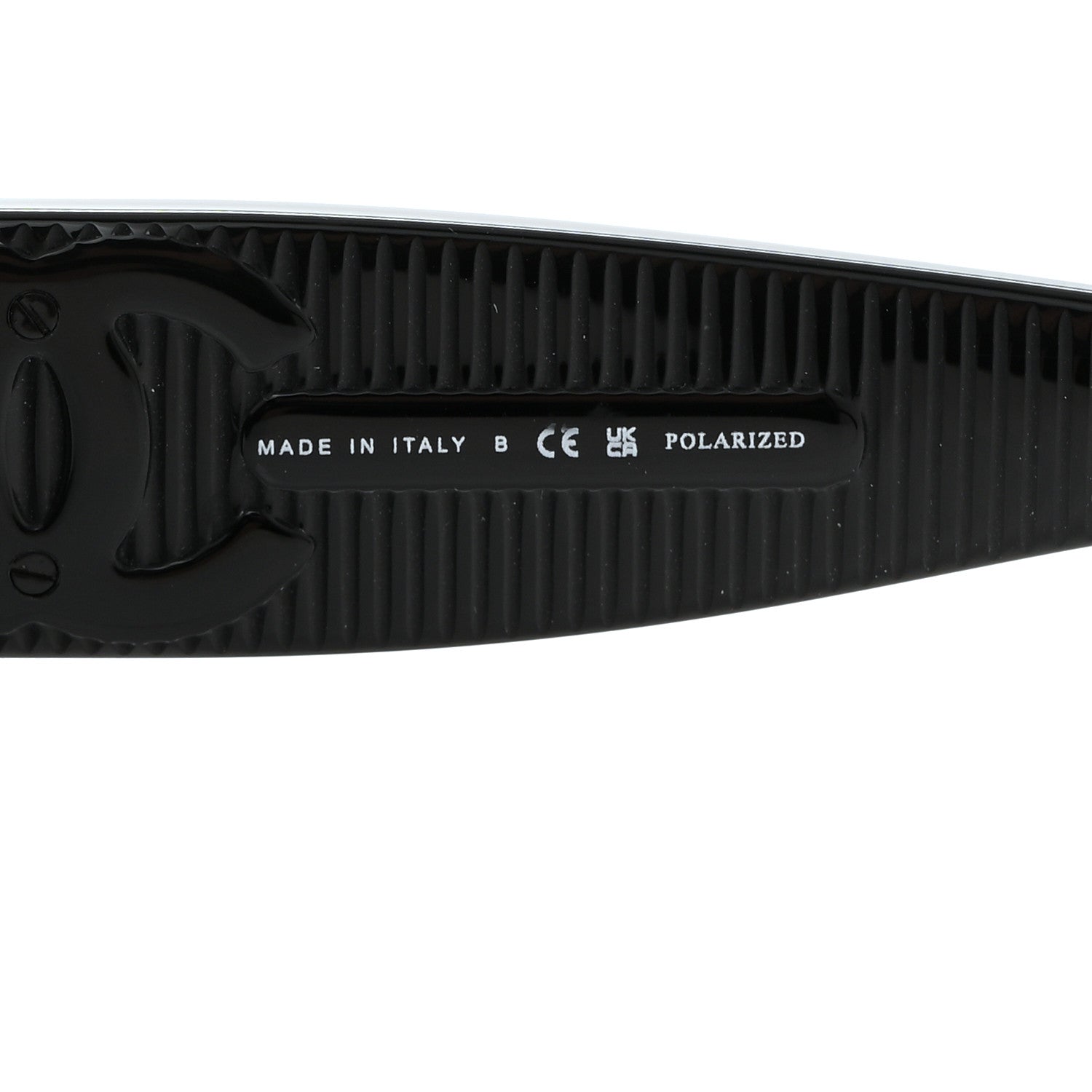 Chanel Acetate Polarized Rectangle Sunglasses 5493-A Black 6 of 8
