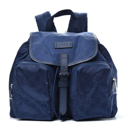 Gucci Nylon Monogram Medium Light Single Buckle Backpack Tide 1 of 9