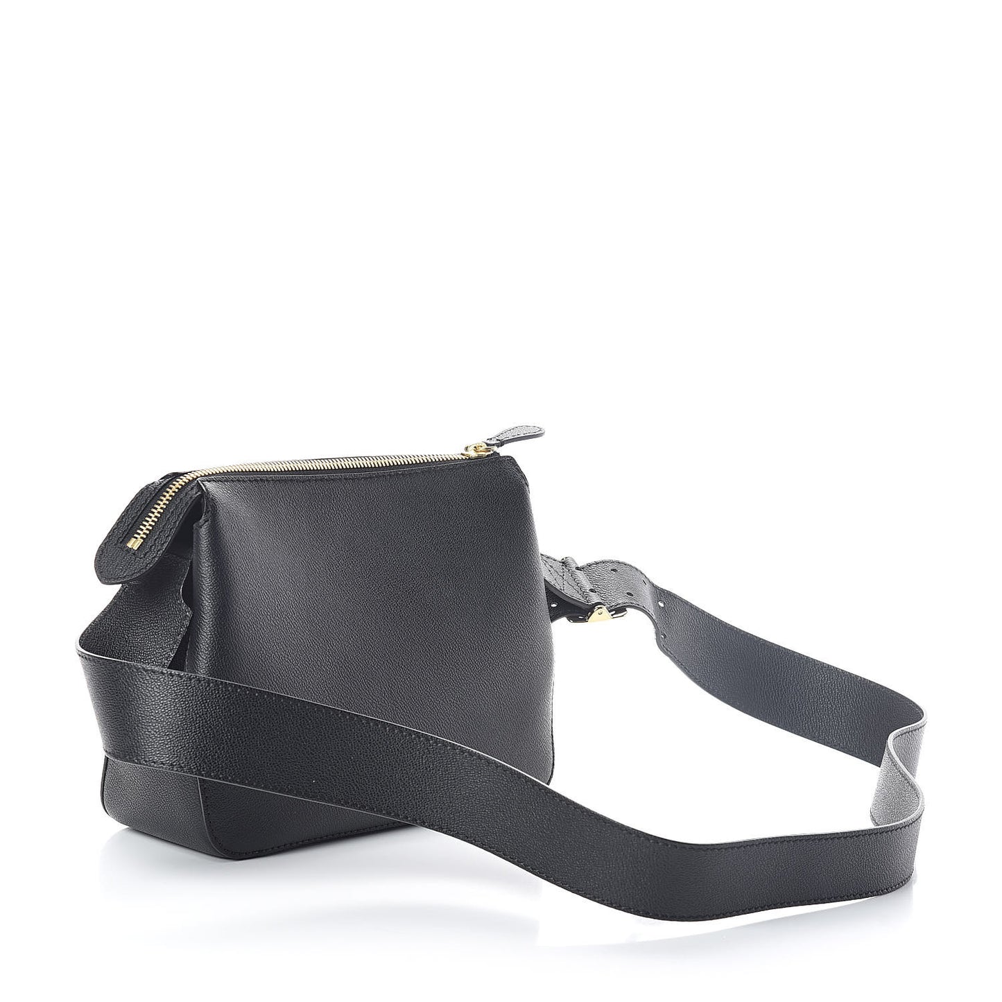 Soft Grain Calfskin House Check Small Helmsley Crossbody Black
