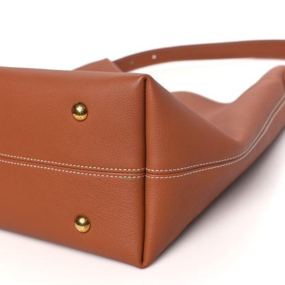 Louis Vuitton Grained Calfskin Low Key Hobo MM Cognac 9 of 9