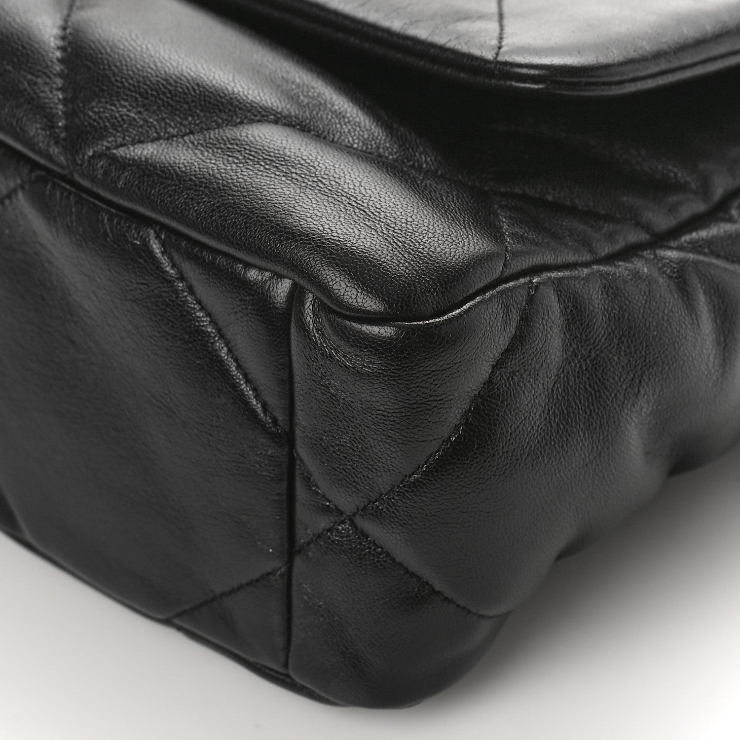Chanel Lambskin Quilted Medium Chanel 19 Flap Black 9 of 9