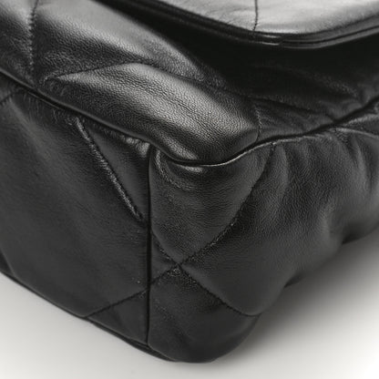 Chanel Lambskin Quilted Medium Chanel 19 Flap Black 9 of 9