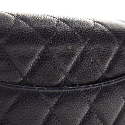 Chanel Caviar Quilted Wallet On Chain WOC Navy 9 of 10