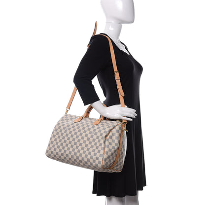 Louis Vuitton Damier Azur Speedy Bandouliere 35 2 of 14