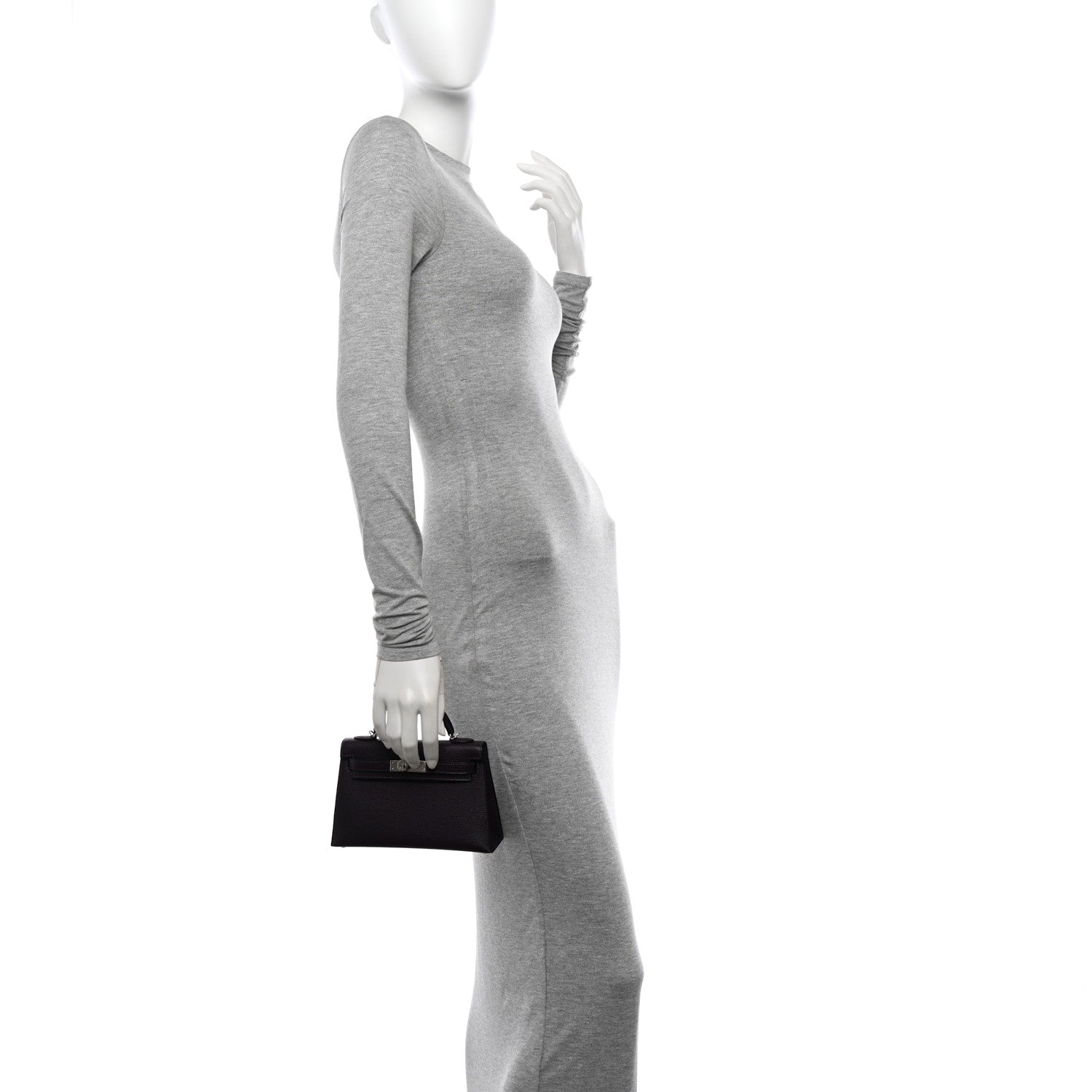 Hermes Chevre Mysore Verso Mini Kelly Sellier 20 Raisin Origan 2 of 10