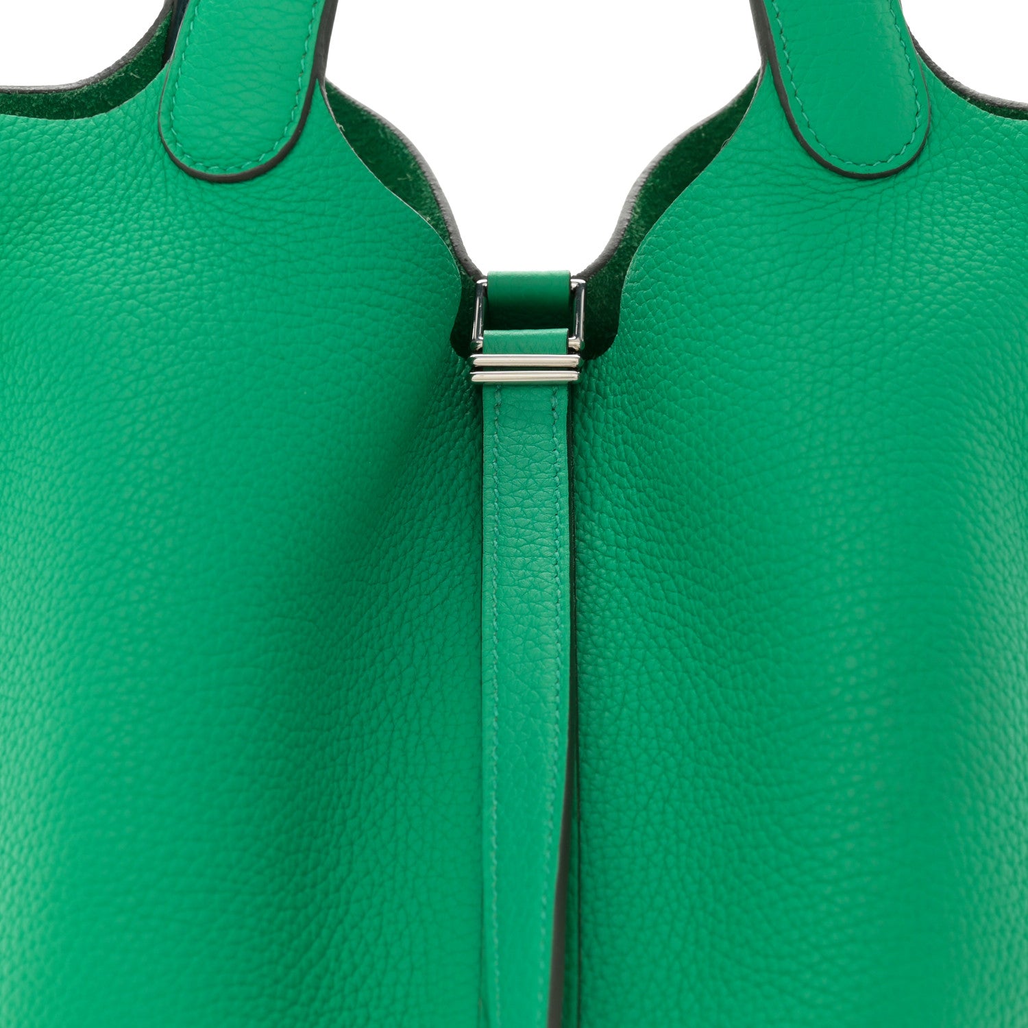 Hermes Taurillon Clemence Swift Eclat Picotin Lock 22 MM Menthe Vert Bosphore 8 of 10
