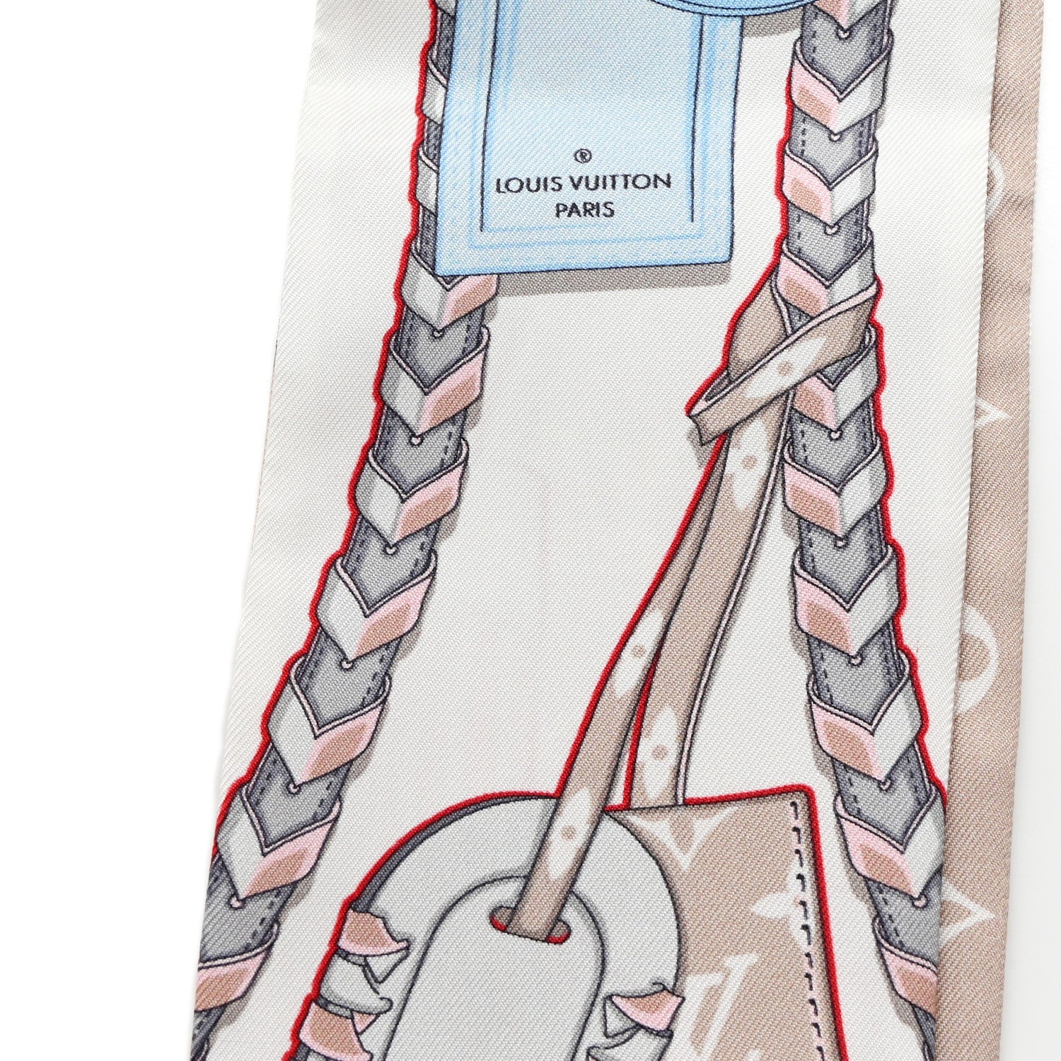 Louis Vuitton Silk Mix And Straps Bandeau Beige 5 of 7