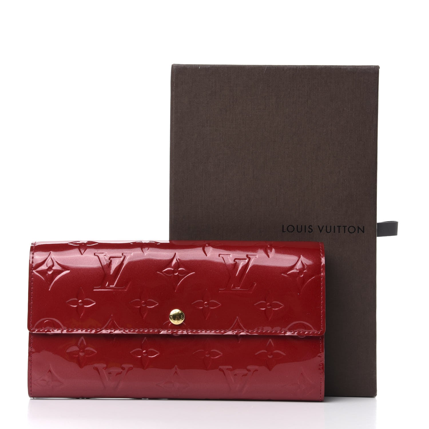 Louis Vuitton Vernis Sarah Wallet Pomme D'Amour 7 of 7