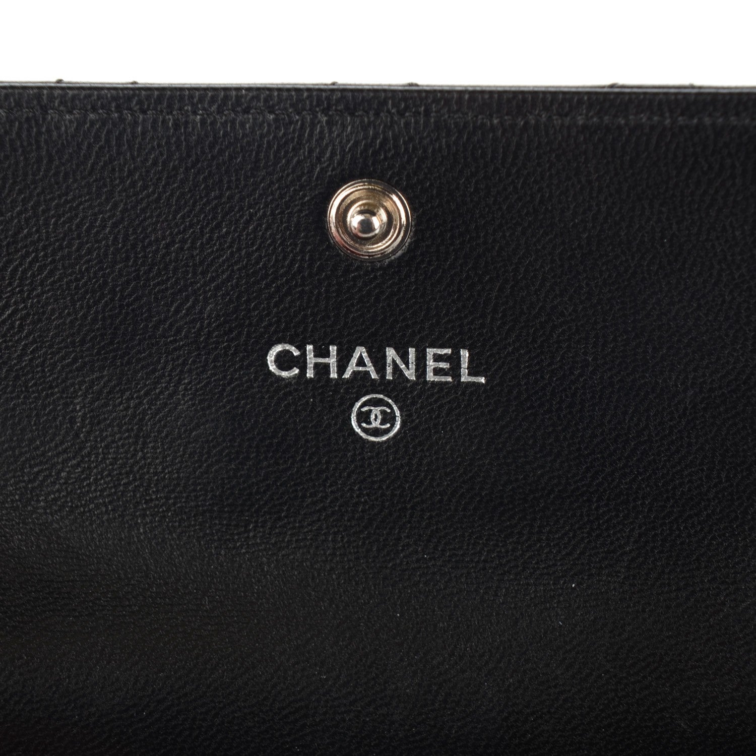 Chanel Lambskin Quilted Flap Card Holder Black 5 of 8