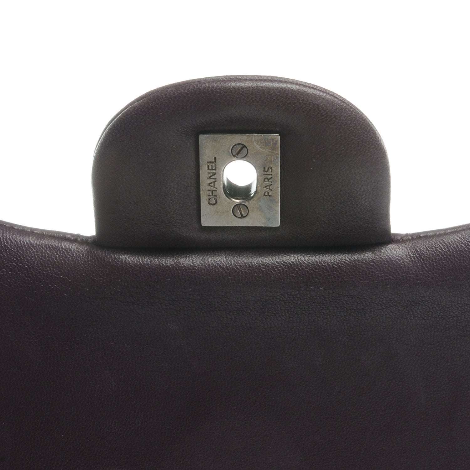 Chanel Lambskin Jumbo Double Flap Plum 5 of 9