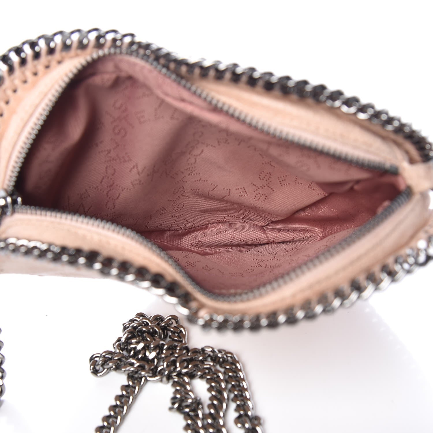 Stella McCartney Shaggy Deer Falabella Heart Crossbody Bag Beige 5 of 8