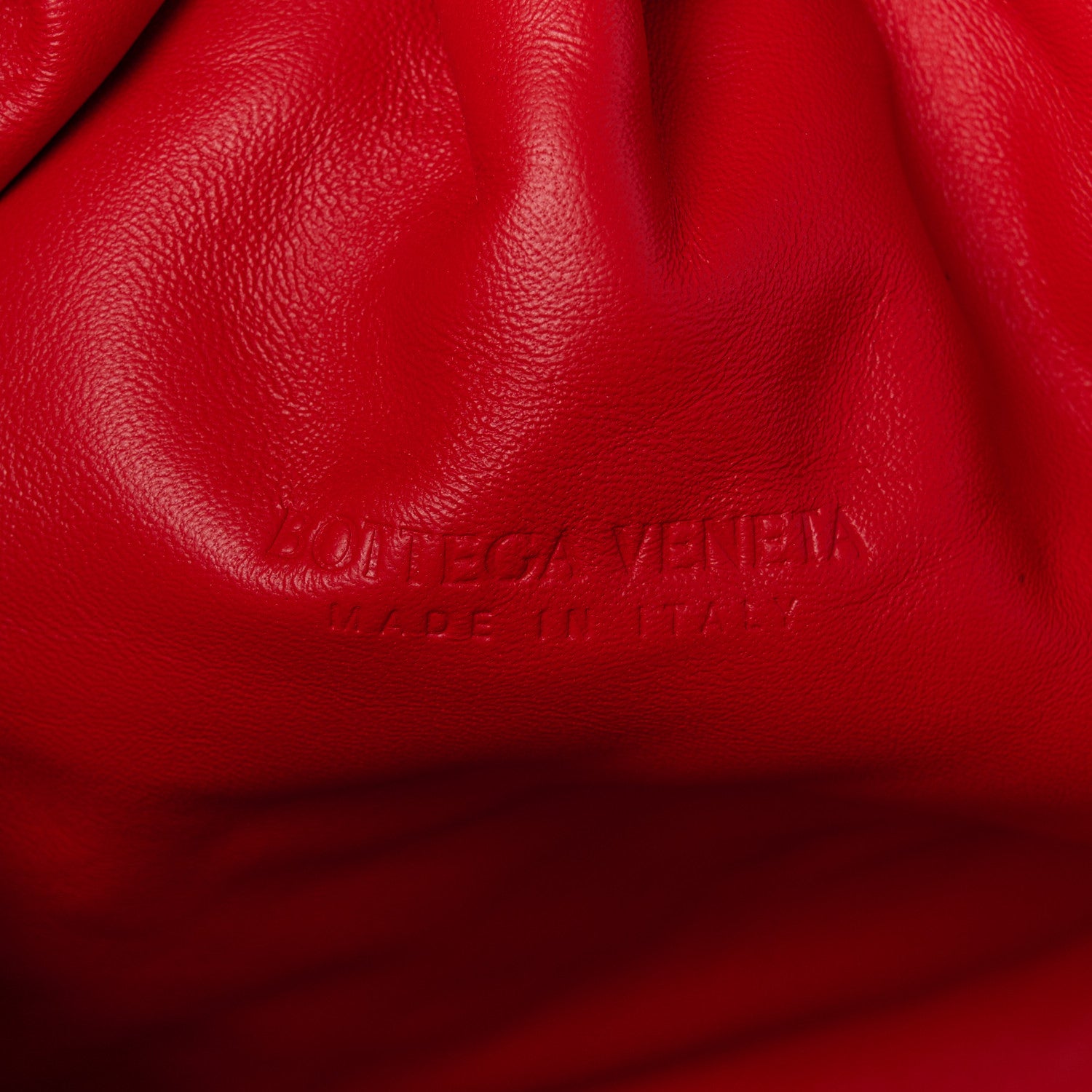 Bottega Veneta Nappa Maxi Intrecciato The Pouch Oversized Clutch Bright Red 6 of 11