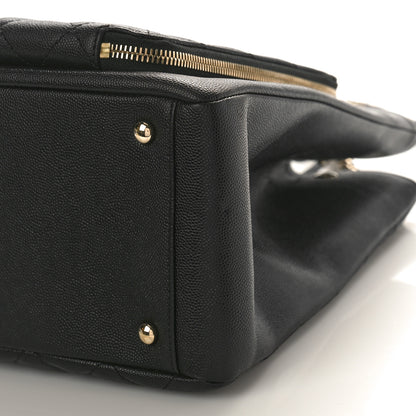 Chanel Caviar Quilted Large Business Affinity Shopping Bag Black 9 of 9