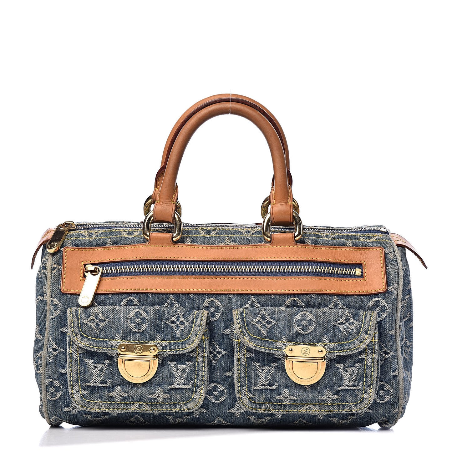 Monogram Denim Neo Speedy Blue