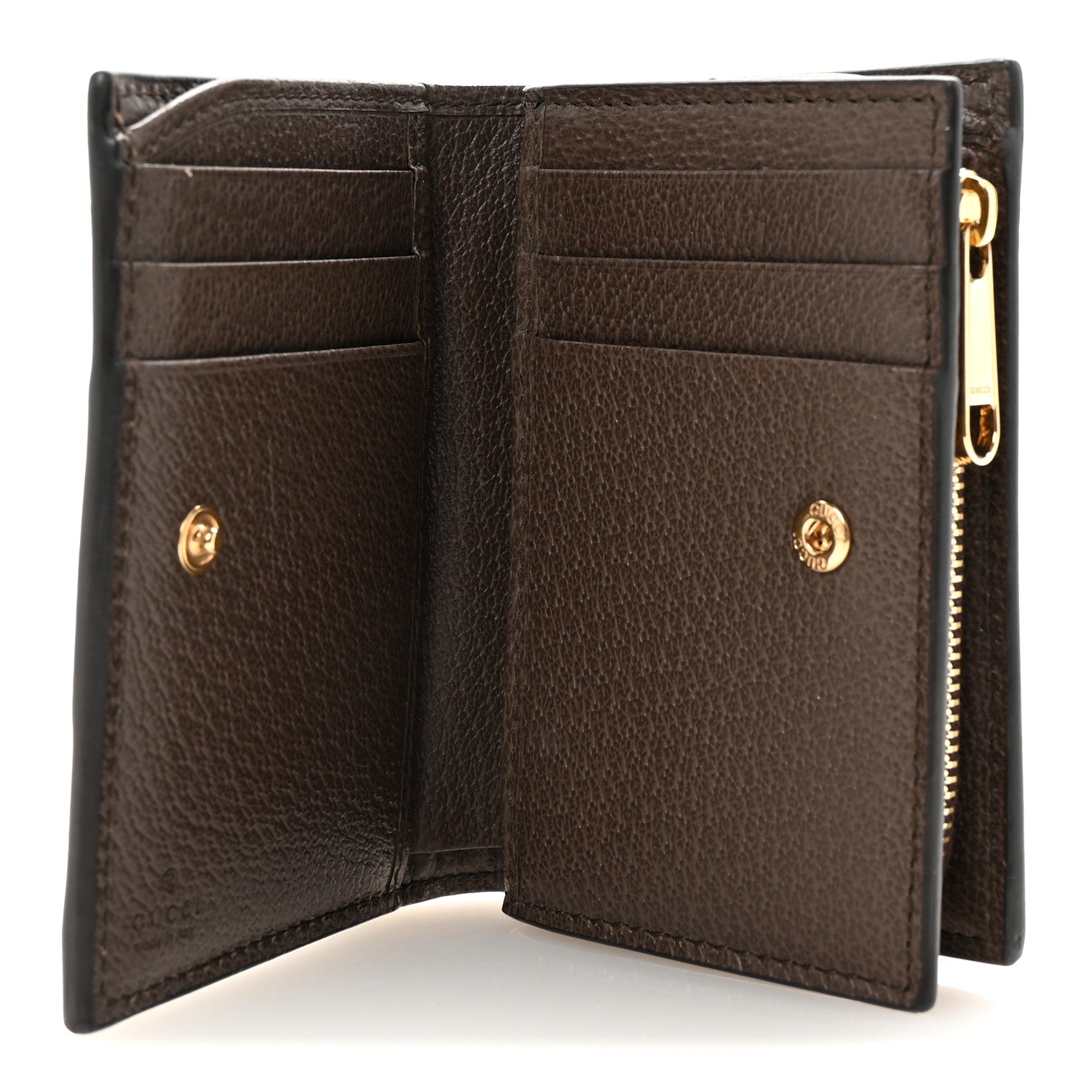 Gucci GG Supreme Monogram Web Ophidia Card Case Beige New Acero 5 of 8