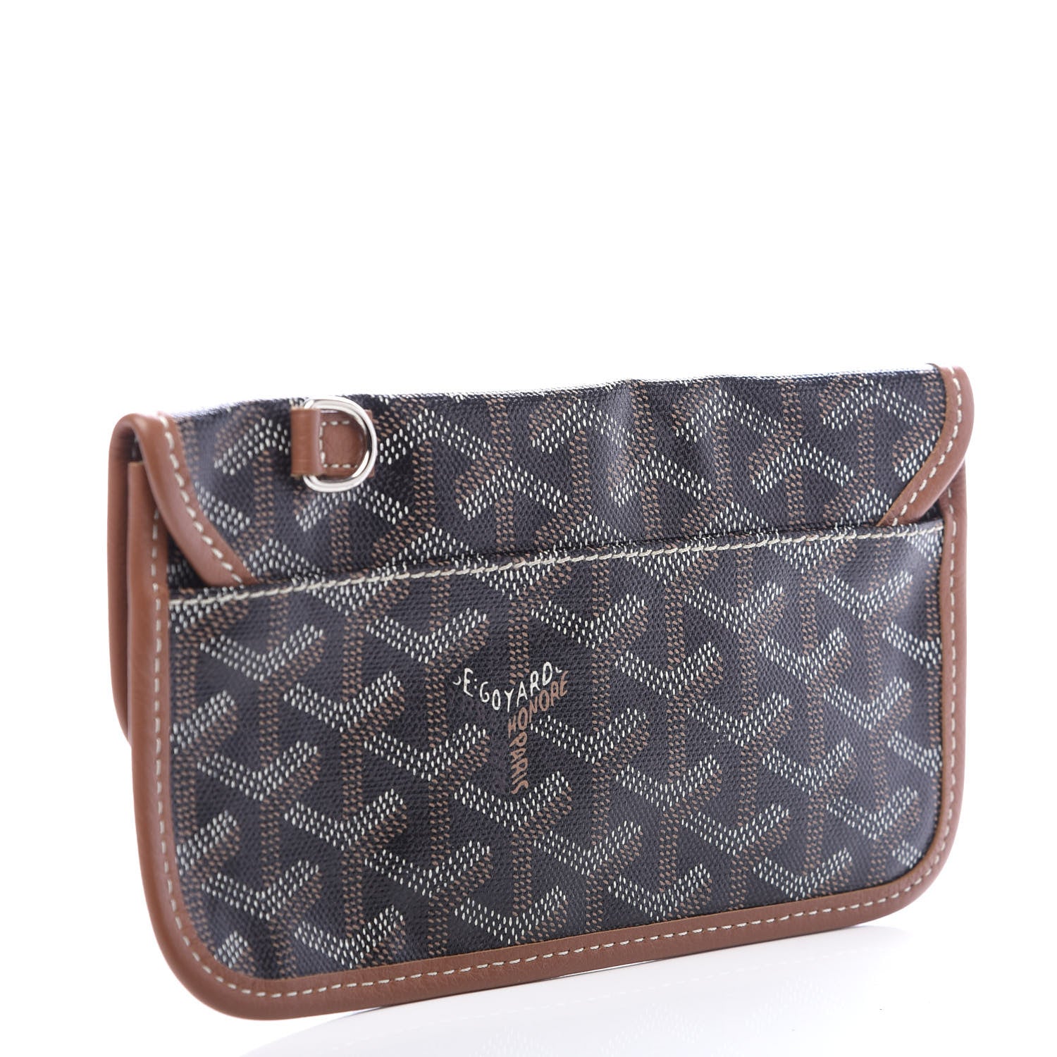 Goyard Goyardine Pouch Black Gold 3 of 6