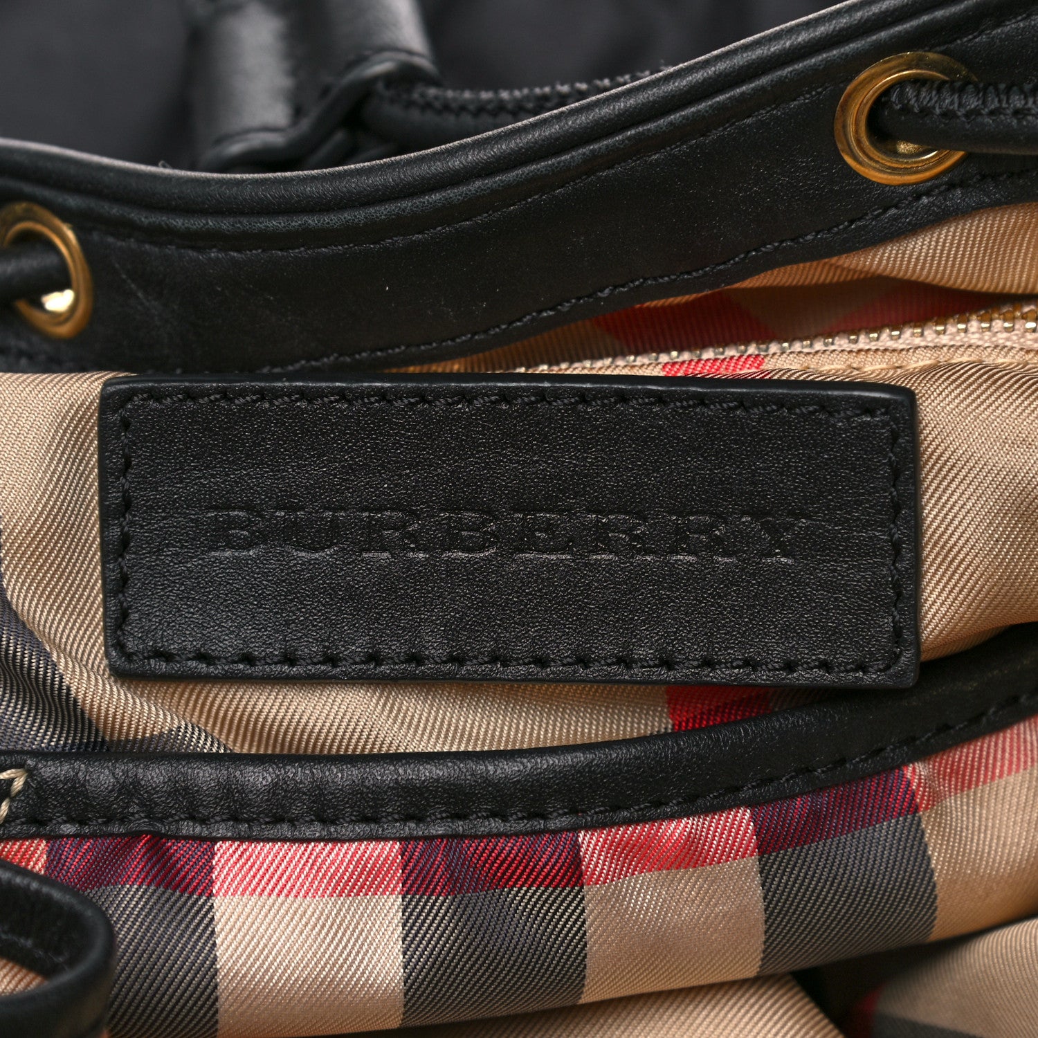 Burberry Nylon Quilted Diaper Bag Black 14 of 18