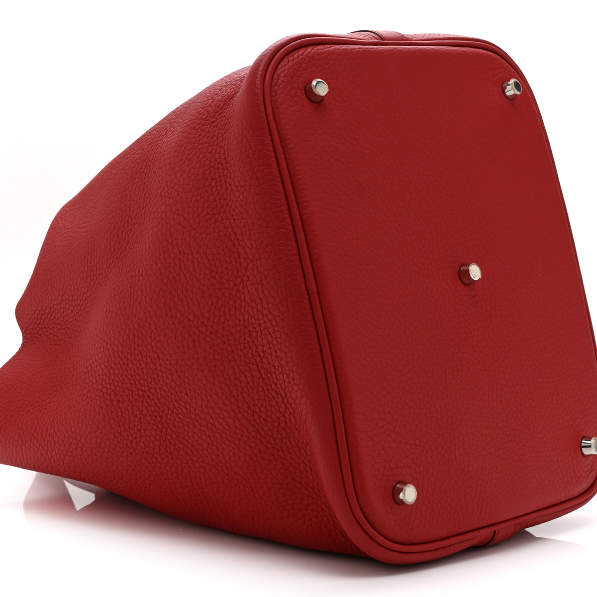 Taurillon Clemence Picotin Lock 26 GM Rouge Casaque