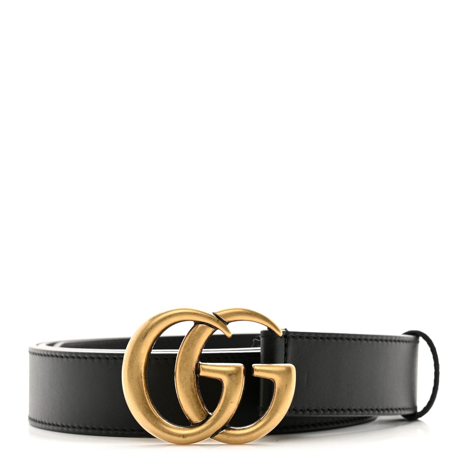 Gucci Moon Calfskin Double G 30mm Belt 105 42 Black 1 of 5