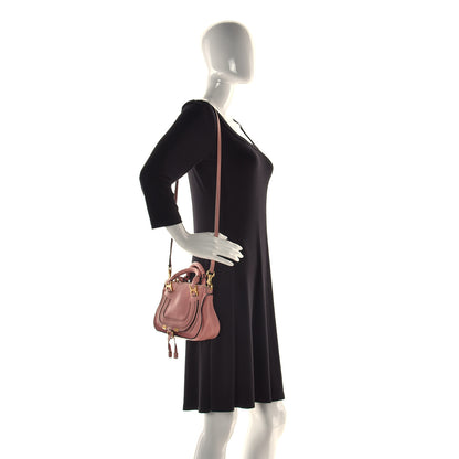 Chloe Calfskin Baby Marcie Satchel Fallow Pink 2 of 13