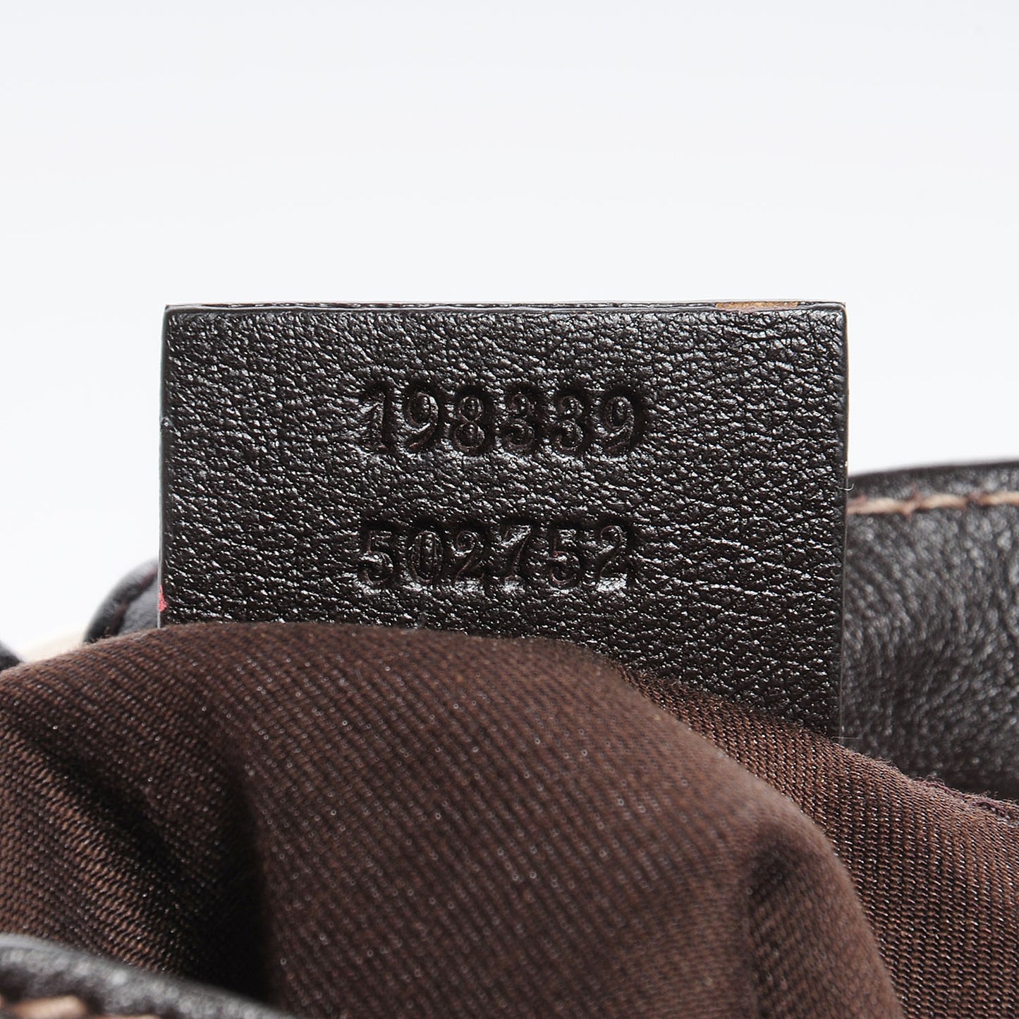 Monogram Mini Indy Top Handle Bag Dark Brown