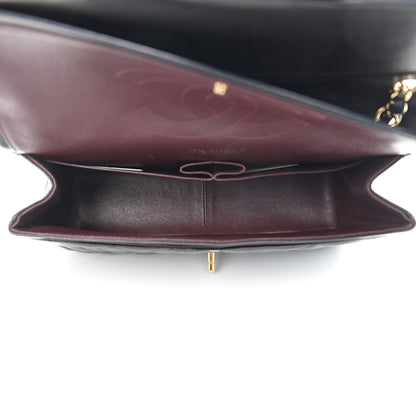 Chanel Lambskin Quilted Jumbo Double Flap Black 4 of 12