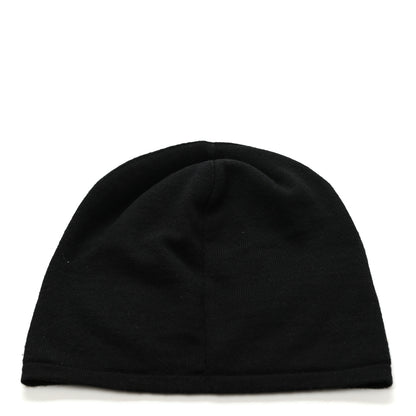 Fendi Wool Calfskin Monster Beanie Black Yellow 3 of 4