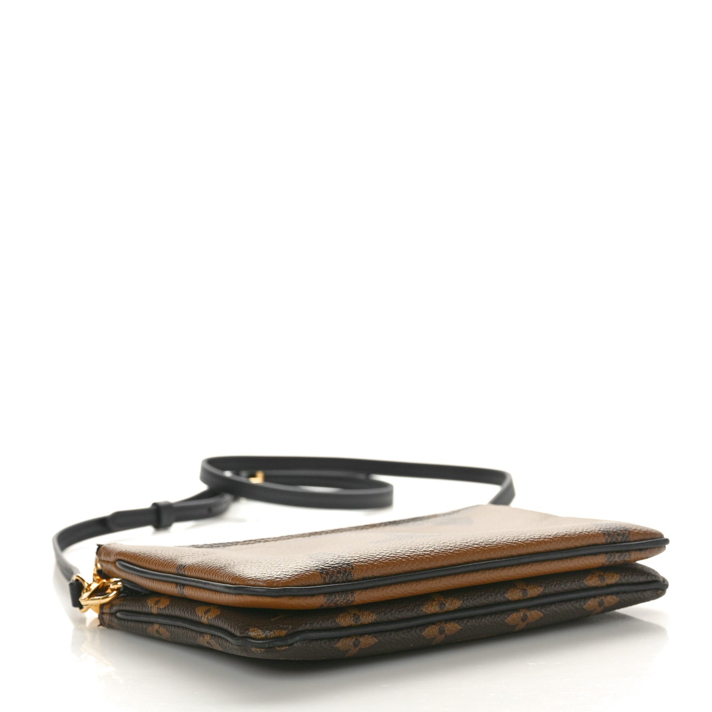 Reverse Monogram Giant Double Zip Pochette