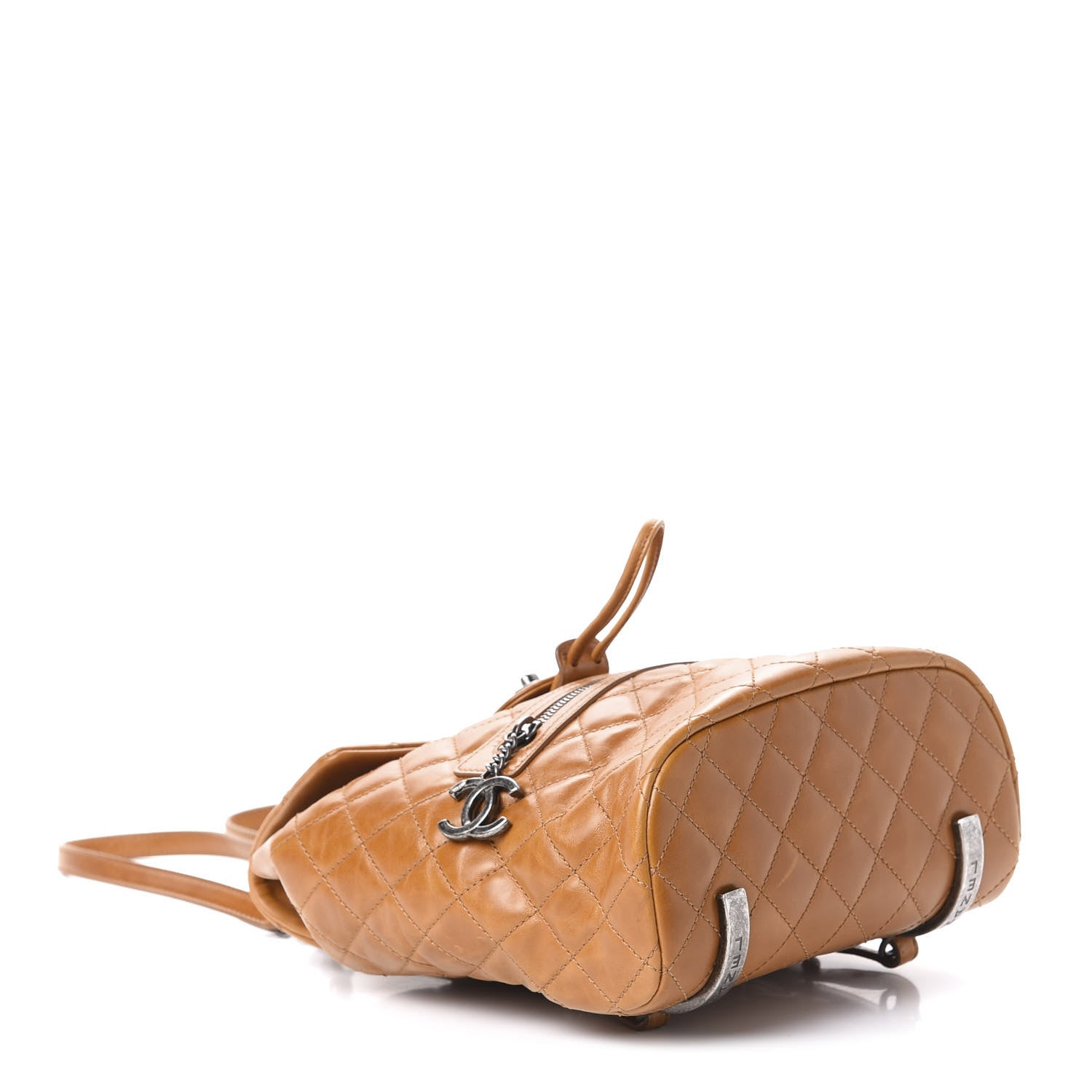 Chanel Glazed Calfskin Quilted Small Salzburg Backpack Brown 3 of 8
