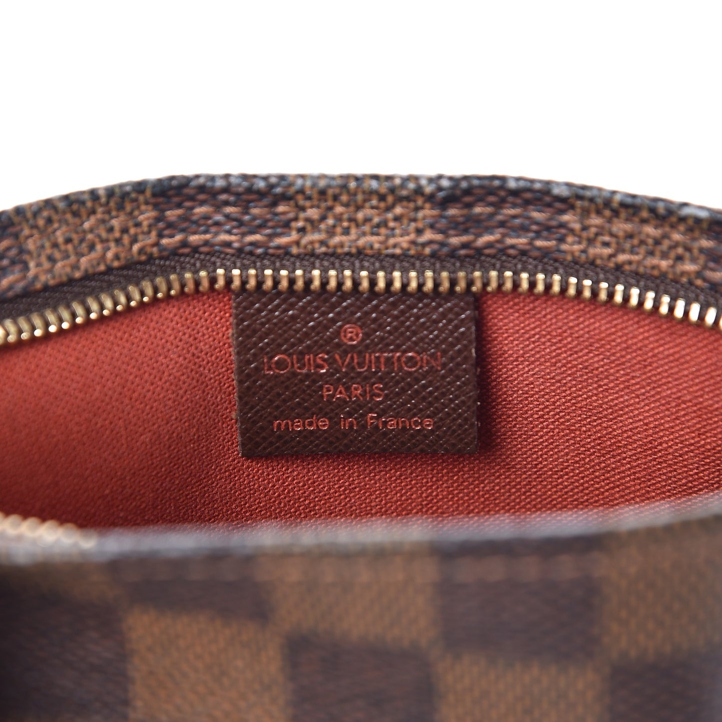 Damier Ebene Trousse Make Up Bag Pochette