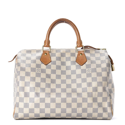 Louis Vuitton Damier Azur Speedy 30 1 of 8