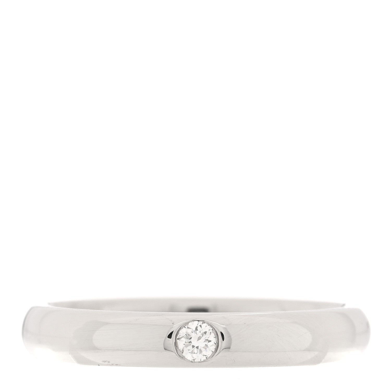Harry Winston Platinum Diamond Wedding Band Ring 49 5 1 of 5
