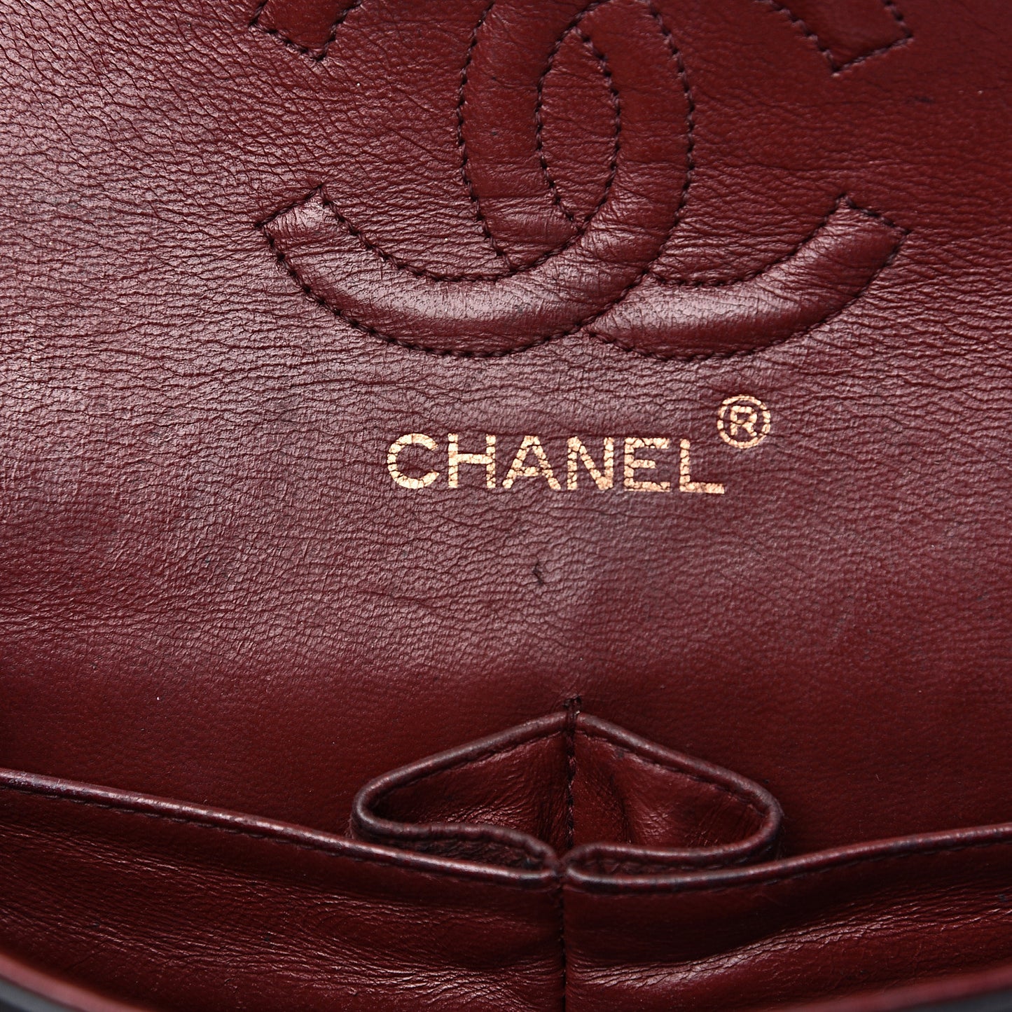 Lambskin Quilted Small Double Flap Black