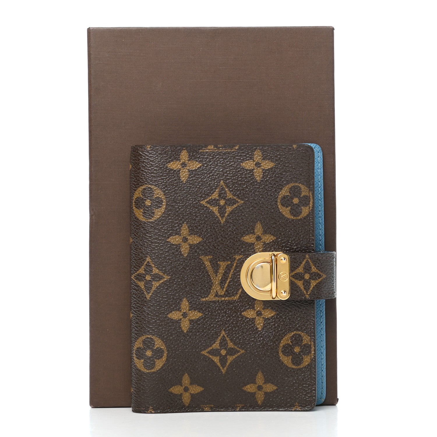 Louis Vuitton Monogram Koala Small Ring Agenda Cover Blue 9 of 9