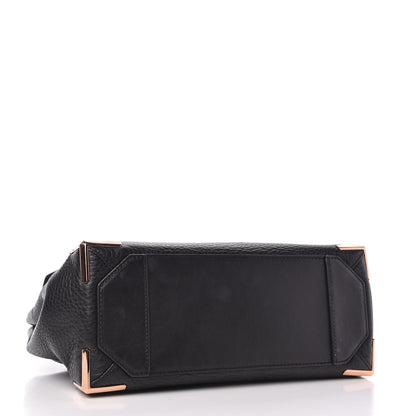 Alexander Wang Calfskin Large Marion Black Rose Gold Hardware 4 of 9