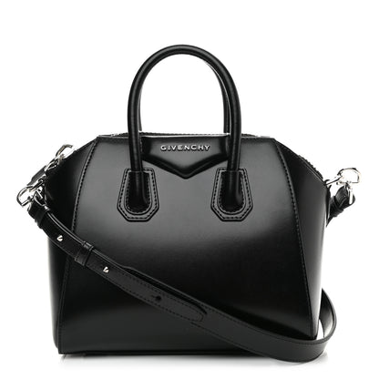 Givenchy Shiny Lord Calfskin Mini Antigona Black 1 of 9
