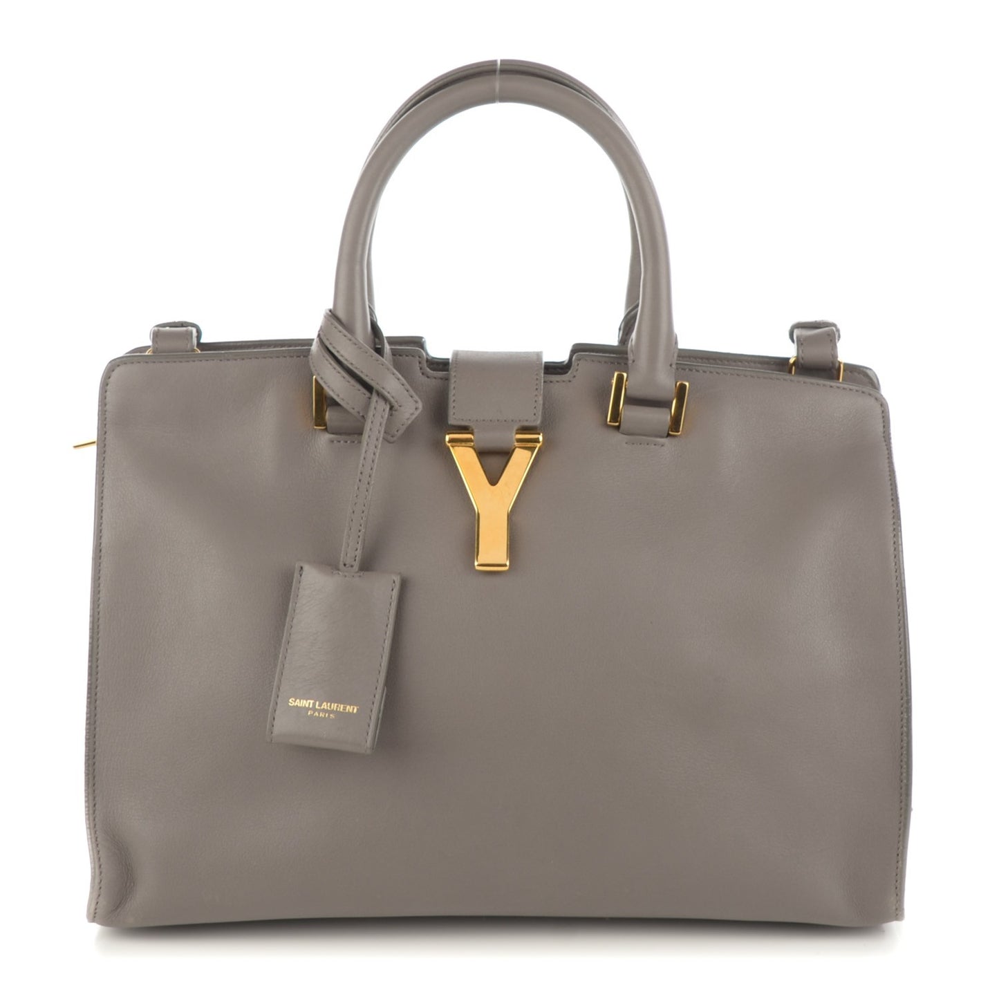 Calfskin Small Classic Y Cabas Grey