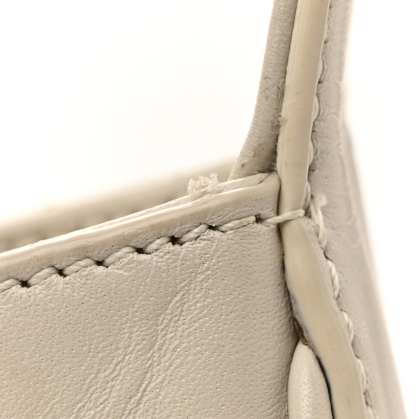 Smooth Calfskin Le 5 A 7 Hobo Blanc Vintage