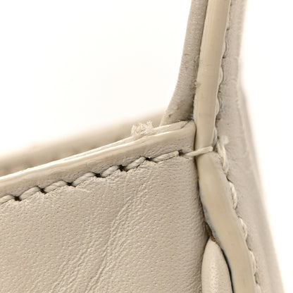 Saint Laurent Smooth Calfskin Le 5 A 7 Hobo Blanc Vintage 12 of 13