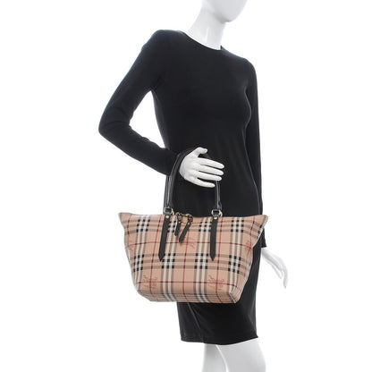 Burberry Haymarket Check Small Salisbury Tote Chocolate 2 of 7