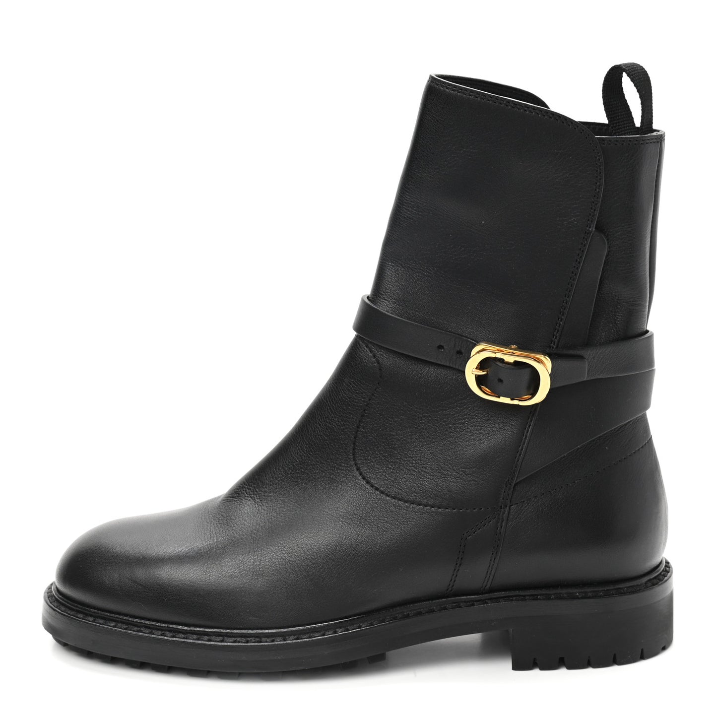 Calfskin Empreinte Ankle Boot 36 Black