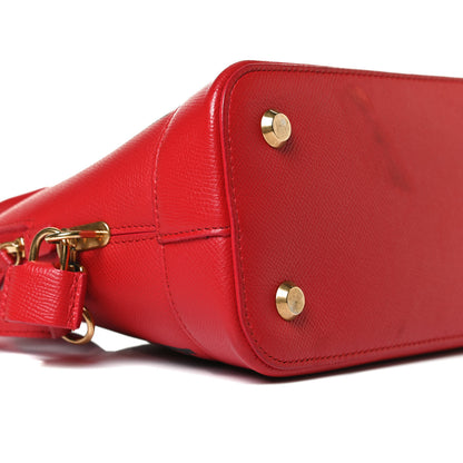 Balenciaga Signature Grained Calfskin Logo S Ville Top Handle Bag Rouge Coquelicot Black 10 of 13